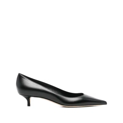 Jimmy Choo Amelia Leather Pumps In Black