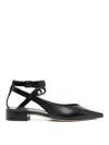 Jimmy Choo Low Shoes In Black Leather And Mesh In Black