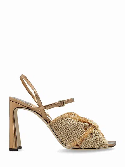 Jimmy Choo Shoes In Gold