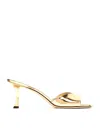 Jimmy Choo Skye Gold Slingback Sandal With 7cm Heel In Multi
