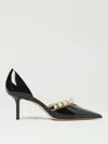 Jimmy Choo Pointed Toe Pumps With Faux-pearl Embellishment