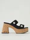 Jimmy Choo Fayence 95 Platform Sandals In Black
