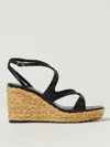 Jimmy Choo Ayla 85 Leather Platform Espadrilles