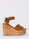 Jimmy Choo Goat Leather Slide Sandals With Soft Lamb Leather Lining In Brown
