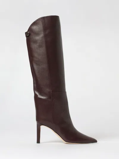 JIMMY CHOO BOOTS JIMMY CHOO WOMAN COLOR BURGUNDY,432199050