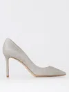 Jimmy Choo Romy 85 Dusty Glitter Pumps Women In Champagne