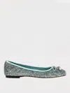 Jimmy Choo Elme Bow Detailed Ballet Flats In Grün