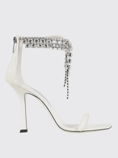 JIMMY CHOO HEELED SANDALS JIMMY CHOO WOMAN COLOR MILK,H08845246