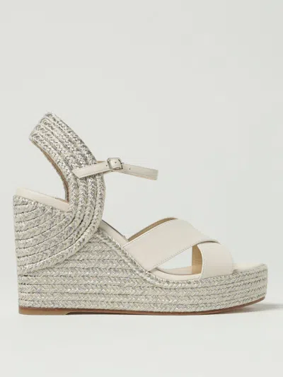 JIMMY CHOO HEELED SANDALS JIMMY CHOO WOMAN COLOR WHITE,H17454001