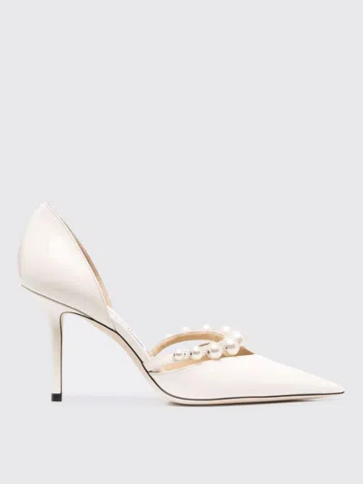 JIMMY CHOO SHOES JIMMY CHOO WOMAN COLOR WHITE,H25774001