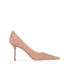 Jimmy Choo 85mm Pointed-toe Patent-leather Pumps