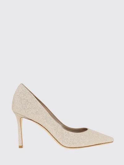Jimmy Choo Shoes Woman Color Silver In Metallic