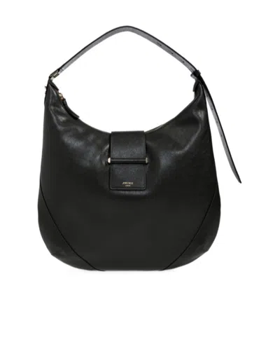 Jimmy Choo Shoulder Bag Bar Medium In Black