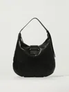 Jimmy Choo Rounded Shoulder Bag In Black