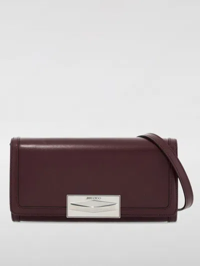 Jimmy Choo Crossbody Bags  Woman Color Burgundy In Burgundy