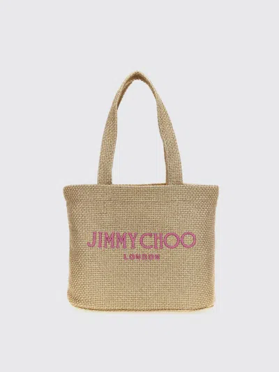 JIMMY CHOO TOTE BAGS JIMMY CHOO WOMAN COLOR GOLD,G98040047