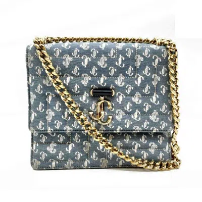 Pre-owned Jimmy Choo Shoulder Bag () In Blue