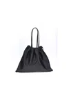Jimmy Choo Drawstring Shoulder Bag In Black