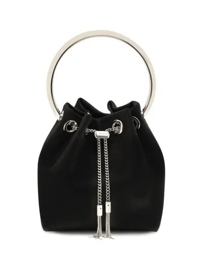 Jimmy Choo Shoulder Bags In Black