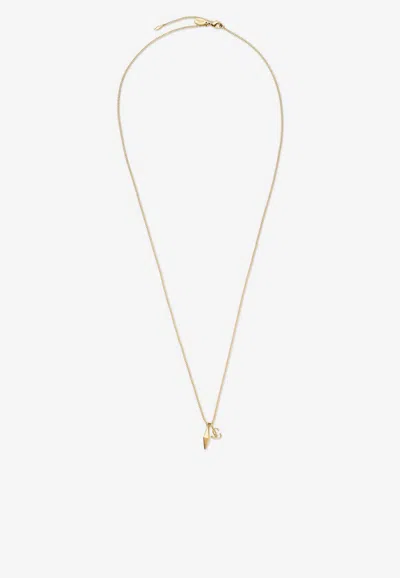 Jimmy Choo Signature Jc Chain Necklace