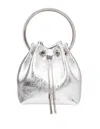Jimmy Choo Bon Bon Bon Bon Bon In Leather In Silver