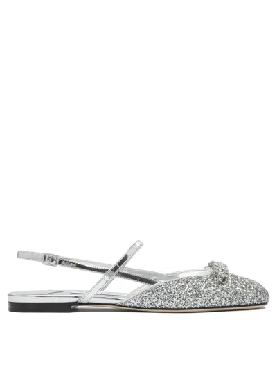 Jimmy Choo Silver Calf Sandals