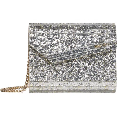 Jimmy Choo Silver Candy Clutch