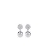 Jimmy Choo Embossed Logo Earrings