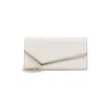 Jimmy Choo Silver Emmie Clutch In Metallic