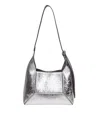 Jimmy Choo Small Diamond Hobo Shoulder Bag In Silver