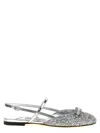 Jimmy Choo Silver Slingback Ballet Flats In Silver