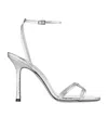Jimmy Choo Silver Thin Strap High-heel Sandals In Silver