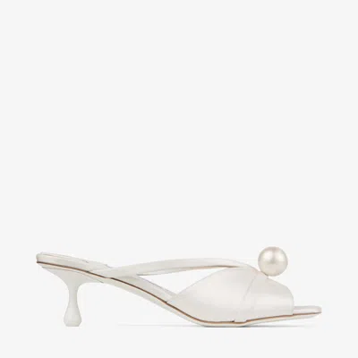 Jimmy Choo Siva Mule 50 In Neutral