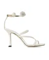 Jimmy Choo Skin-heeled, Open-toed, High-heeled Sandals In White
