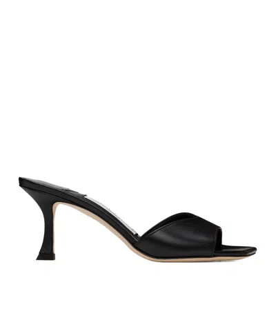 Jimmy Choo Skye 70 High Heel Sandals In Black