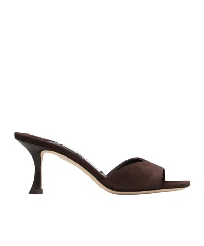 Jimmy Choo Skye 70 High-heeled Sandals In Brown