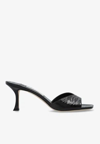 Jimmy Choo Skye 70 Leather Mules