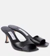 Jimmy Choo Women Skye 70 Leather Heel Sandals In Black