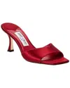 Jimmy Choo Skye Stiletto Slide Sandals In Red
