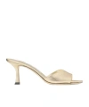 Jimmy Choo Skye High Heel Sandals In Golden