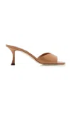 Jimmy Choo Skye Leather Mules In Tan