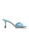 Jimmy Choo Skye 70 Satin Mules In Blue