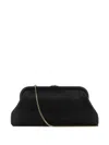 Jimmy Choo Black Skylar Clutch In Black