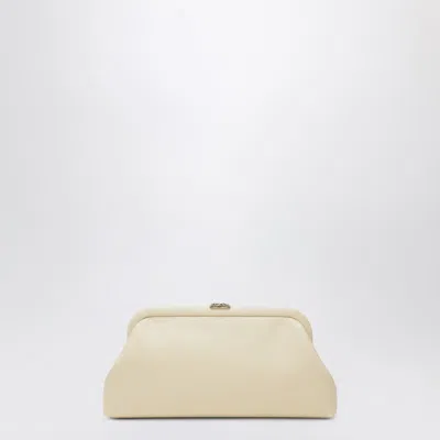 Jimmy Choo Skylar Clutch In Butter-colored Leather In Neutral
