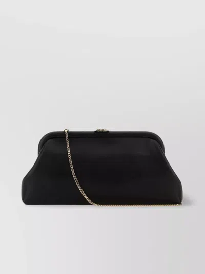 Jimmy Choo Skylar Leather Clutch Chain Strap