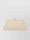 Jimmy Choo Skylar Structured Leather Clutch Bag