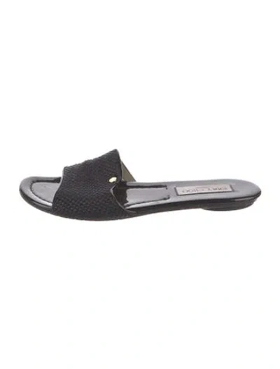 Pre-owned Jimmy Choo Slides In Black