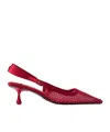 Jimmy Choo Slingback High-heeled Sandals In Red