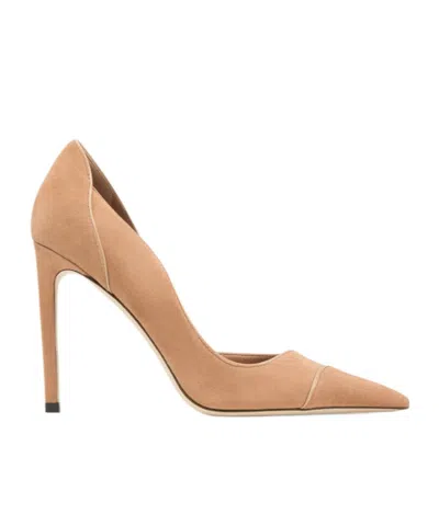 Jimmy Choo Slip On Pointed Toe Pumps In Neutral