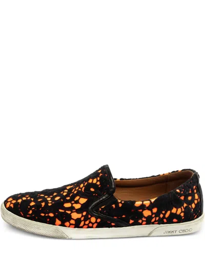 Pre-owned Jimmy Choo Slip-on Sneakers